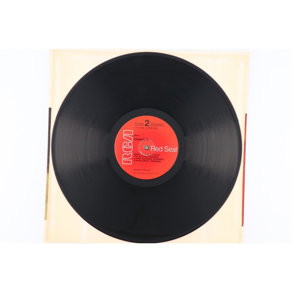 Berio, Walter Trampler, Sequenza VI/Chemins II/Chemins III 1970 LP Vinyl Record - Picture 8 of 10